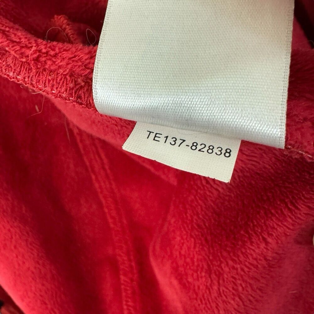 Pendleton Medium Zip Parka Jacket Red Fleece Line… - image 5